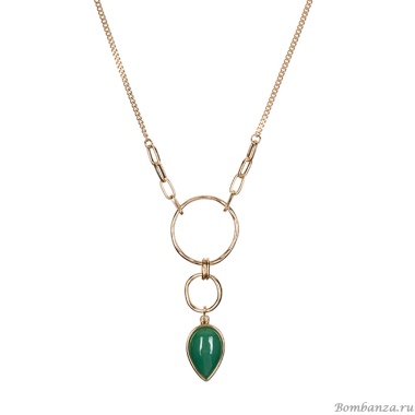 Колье Fiore Luna, GREEN AVENTURINE, LN3171-5 G/G